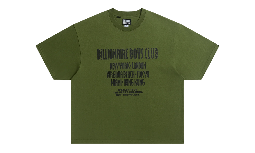 Knit Boxy Fit Tee "Cypress Green" 861 1313 CYP