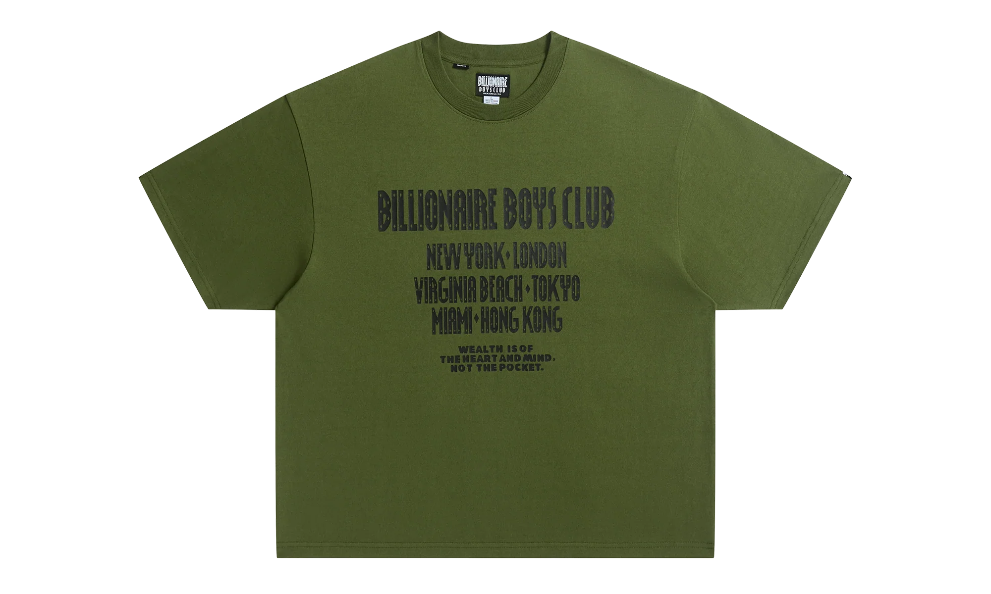 Knit Boxy Fit Tee "Cypress Green" 861 1313 CYP
