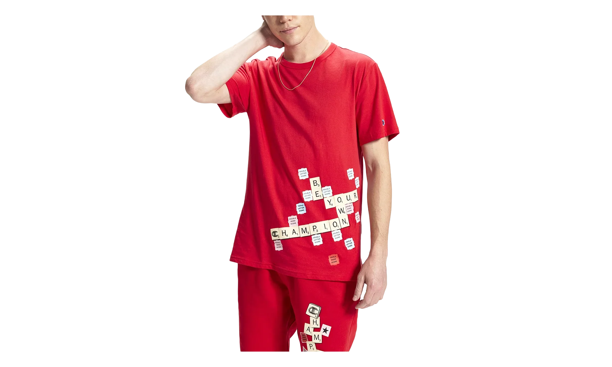 Scrabble Tiles Lightweight T-Shirt "Scarlet" GT353 590716040