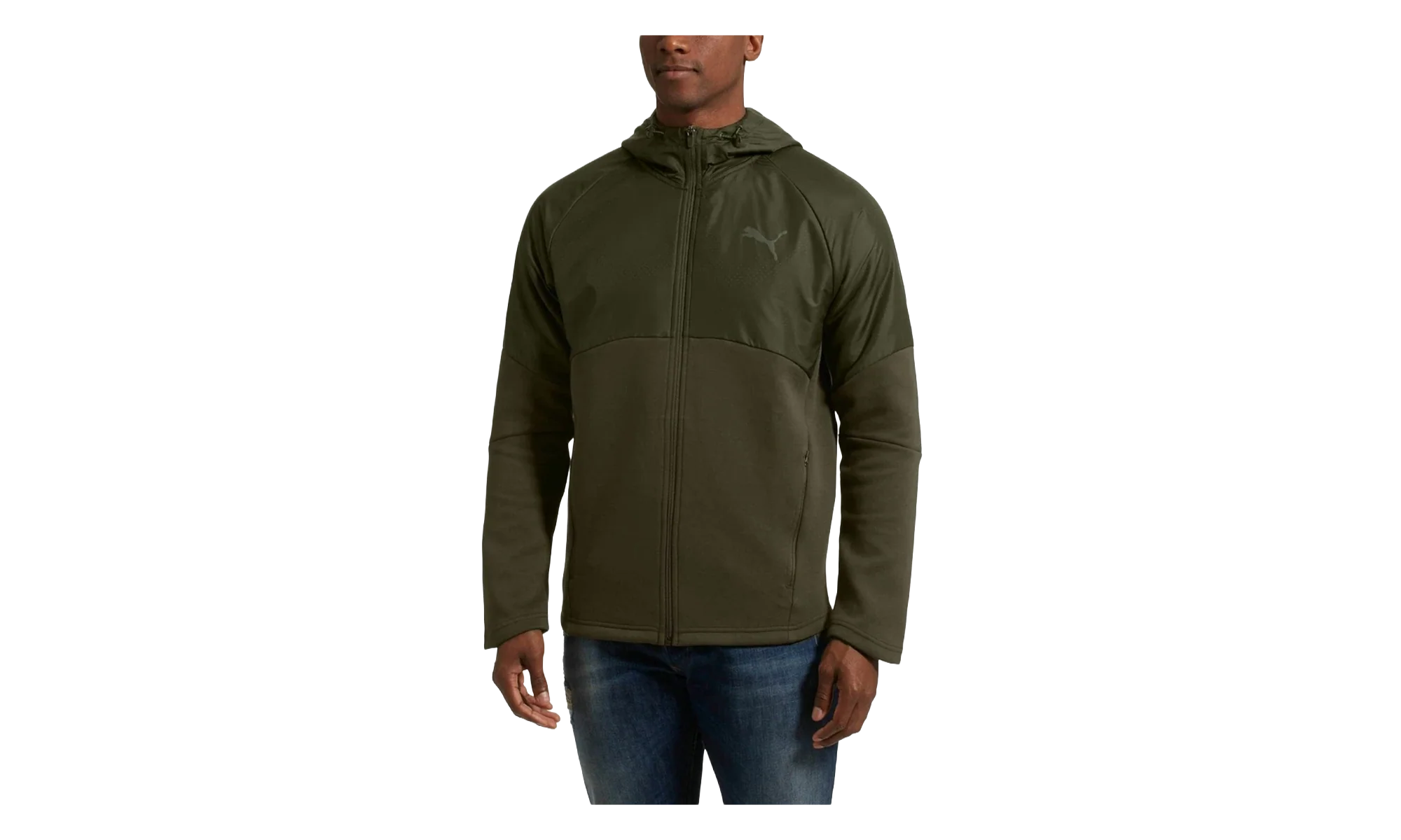 Evostripe WR Full-Zip Hoodie "Forest Night" 851726 15
