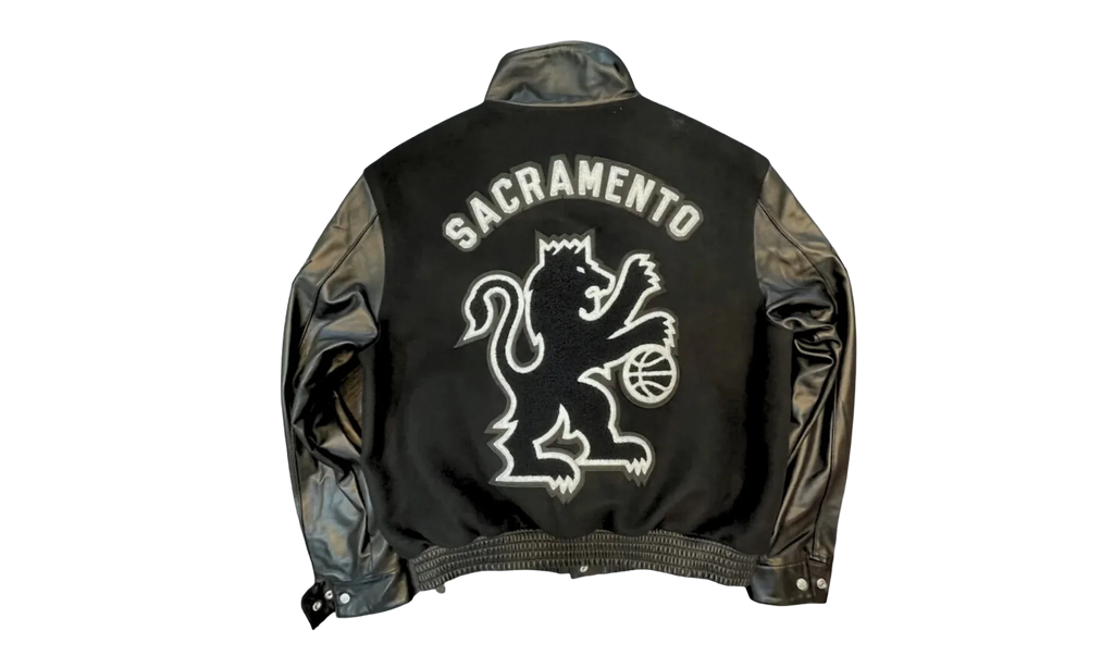 Wool & Leather Varsity Jacket "Sacramento Kings" NBA 102 KINGS