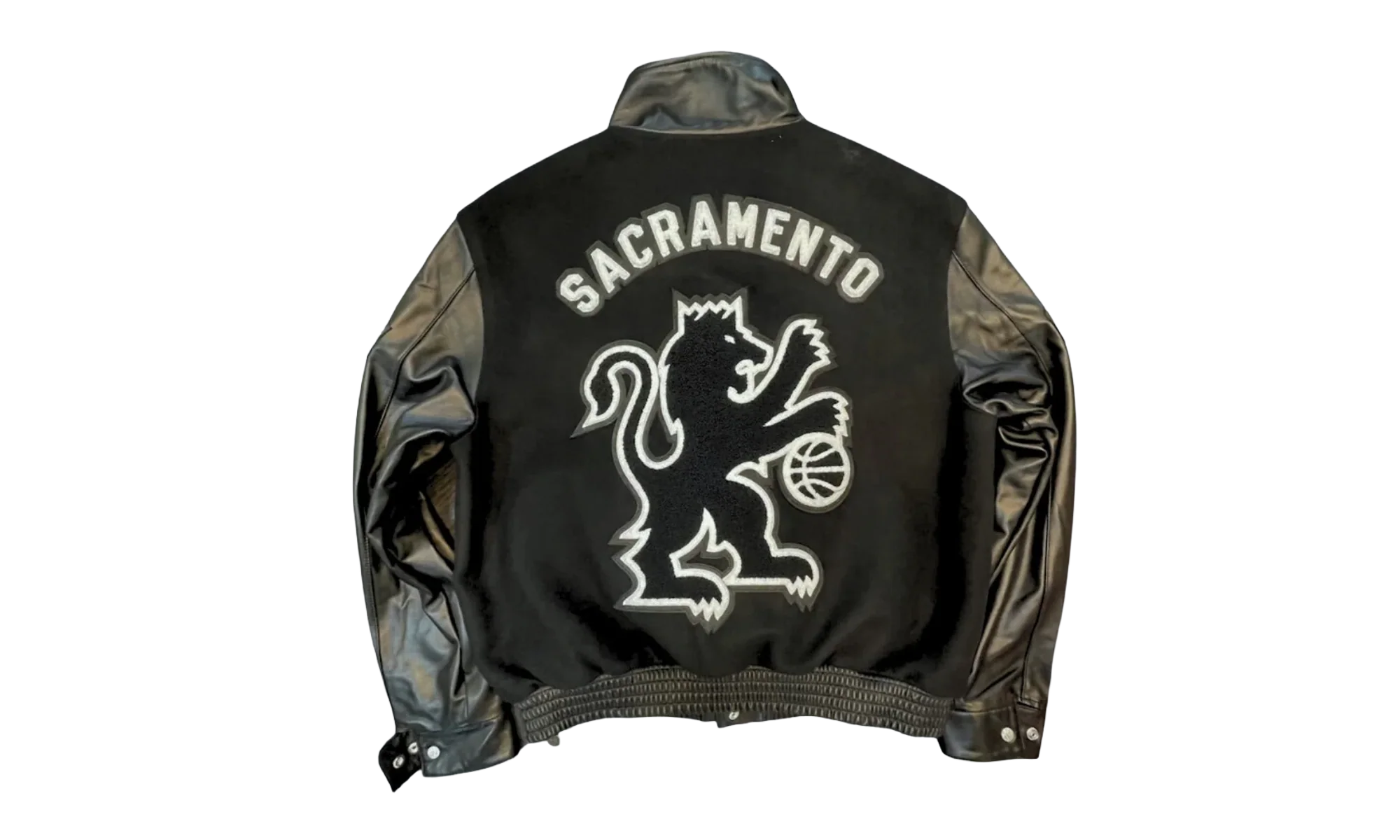 Wool & Leather Varsity Jacket "Sacramento Kings" NBA 102 KINGS