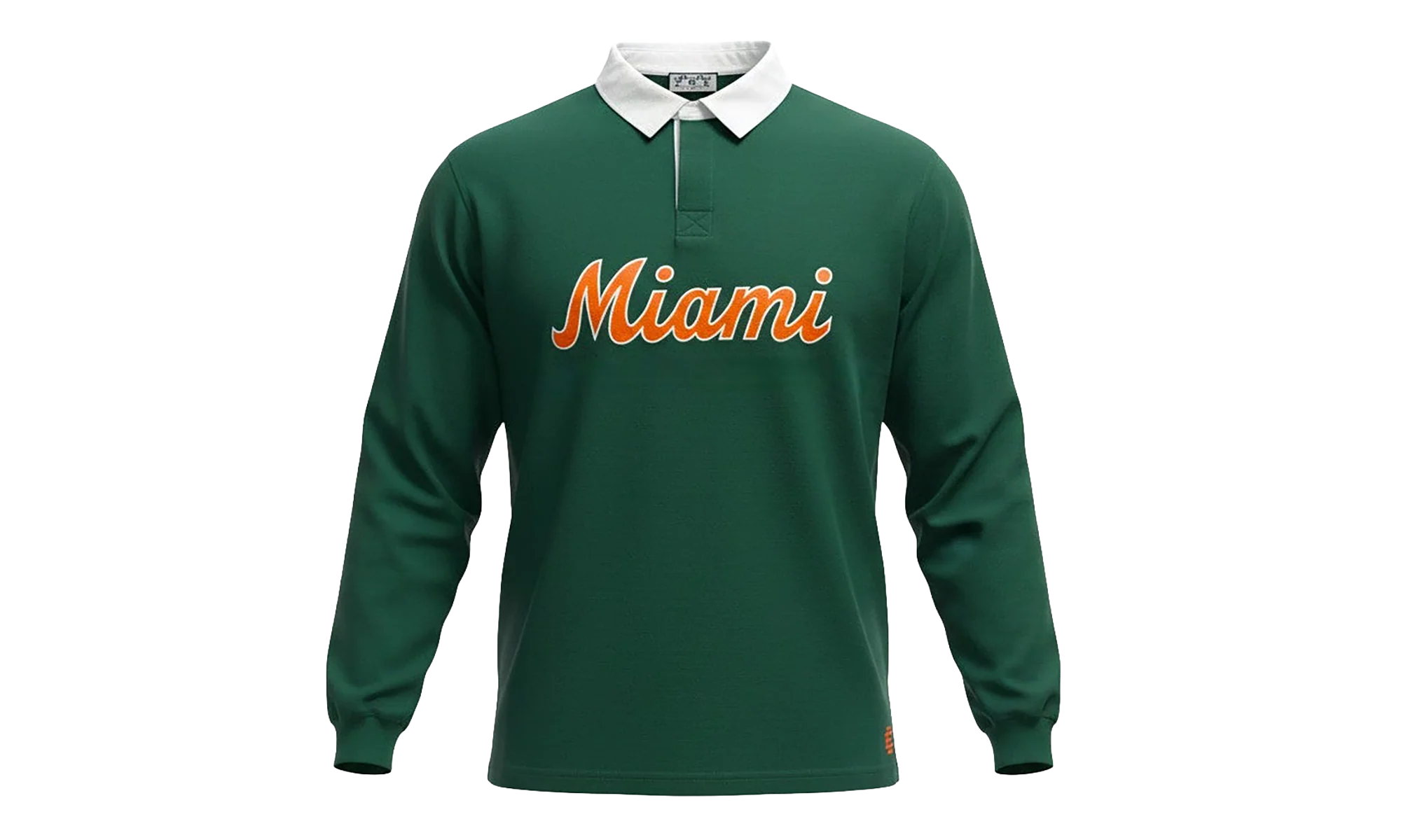 EE RUGBY CORE POLO "MIAMI - Green/Orange" EE741