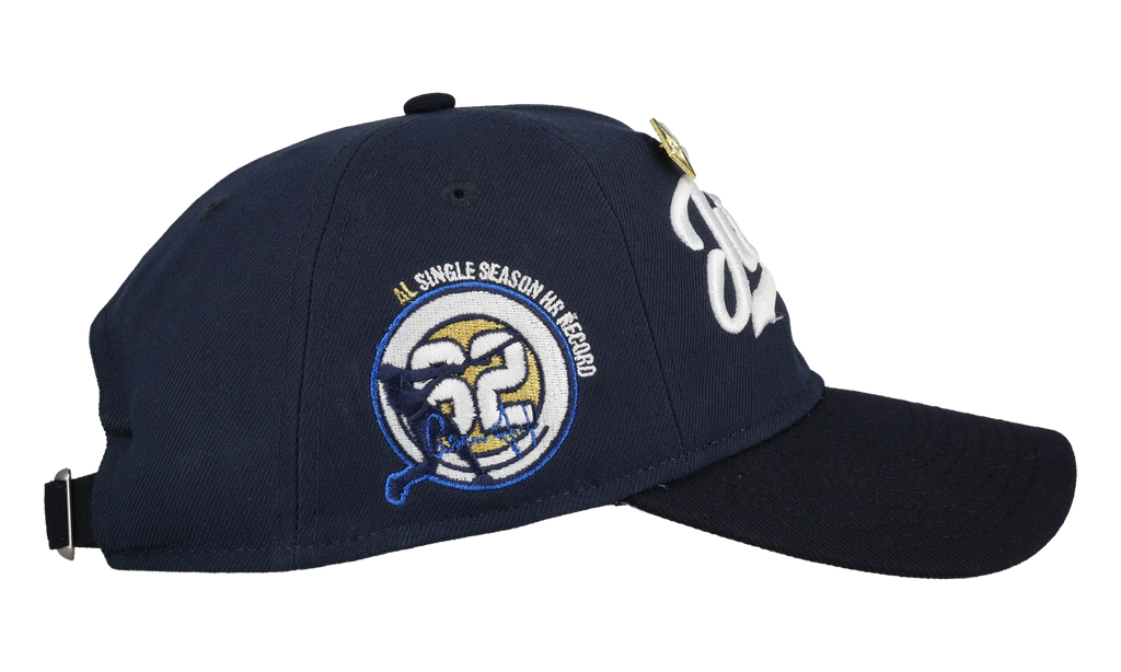 9TWENTY New York Yankees Aaron Judge 62 Home Runs Adjustable Hat "Navy / Black" NE275