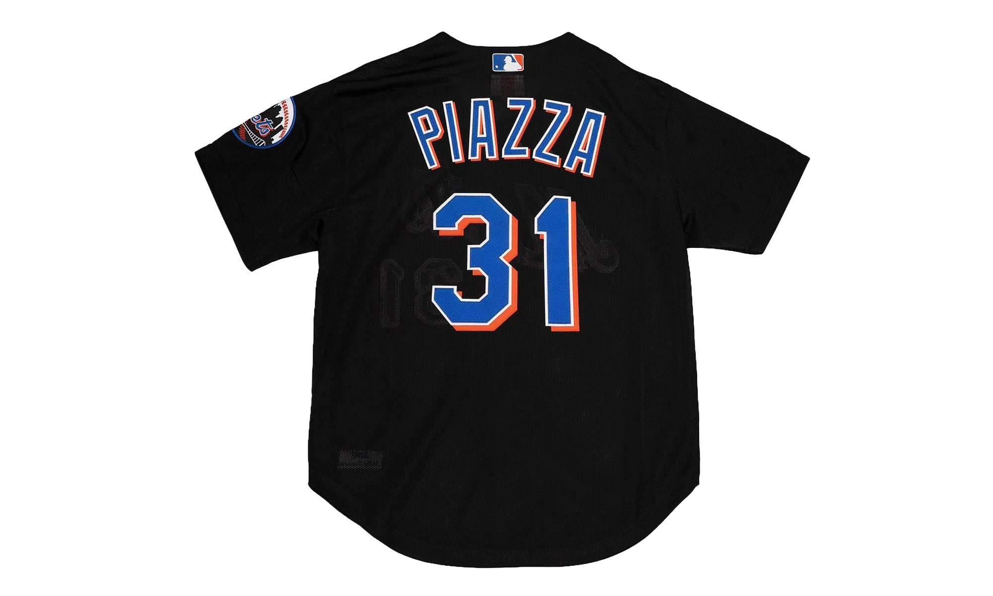 MLB Mike Piazza Jersey "2000 New York Mets - Black" ABBF7117 NYM00MPIBLCK