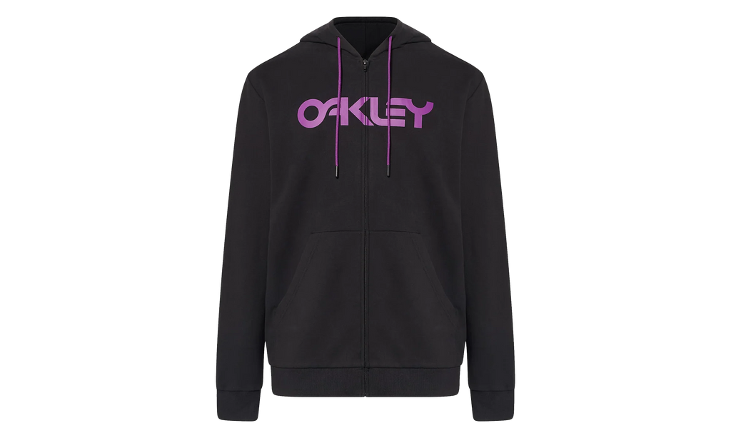 Teddy Full Zip Hoodie "Blackout / Ultra Purple" FOA403057 9EB