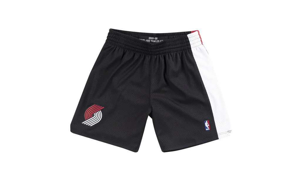 NBA Authentic Road Shorts "1999-00 Portland Trail Blazers - Black" ASHRGS18042 PTBBLCK99