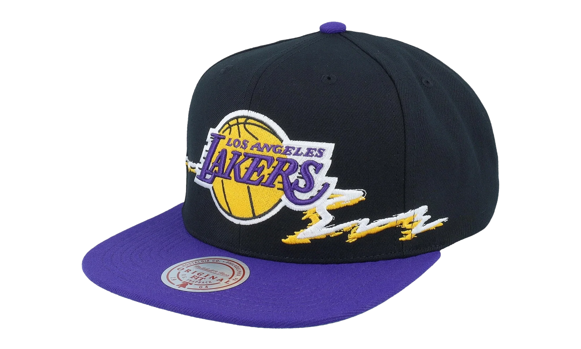NBA Life Line Snapback Cap "Los Angeles Lakers - Black" HS9550 LALBLCK