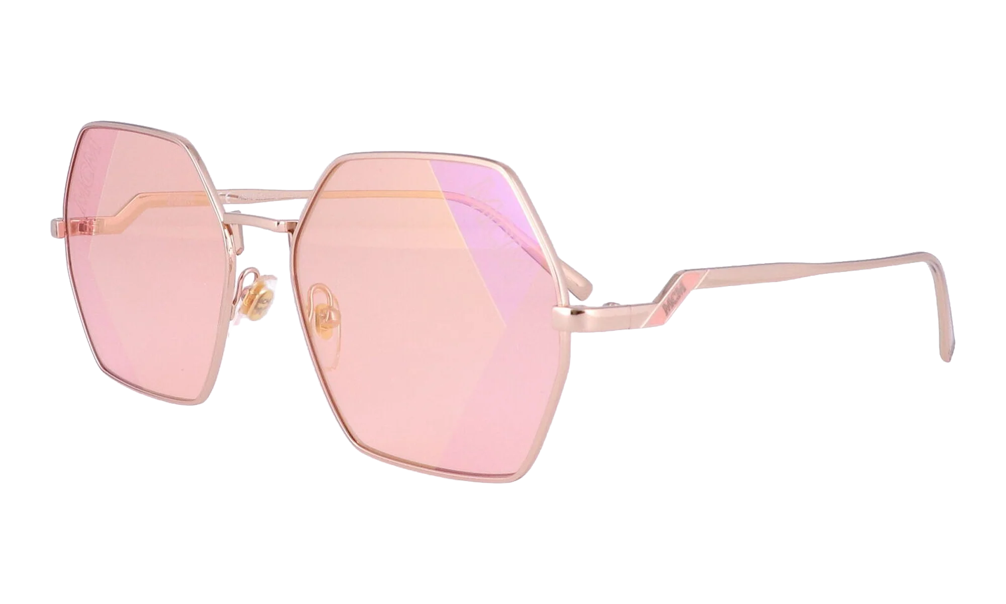 Hexagon Sunglasses "Rose Gold" MCM126S-780