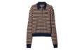 Wool Striped Polo Shirt WMNS "Falbino" MML03V 1844 F0627
