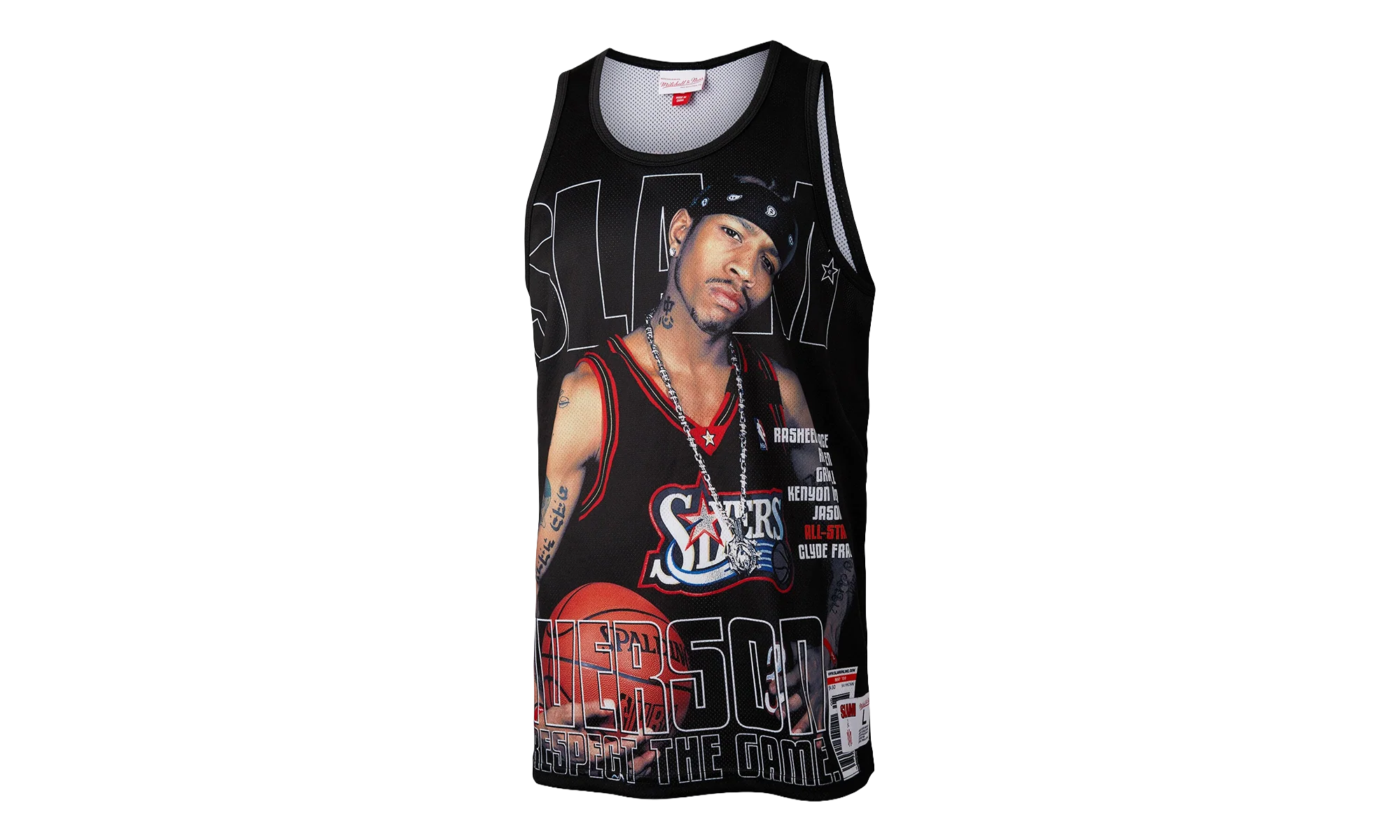 Slam Sublimated Tank "Allen Iverson" TMTK3448-P76YYAIVBLCK_S