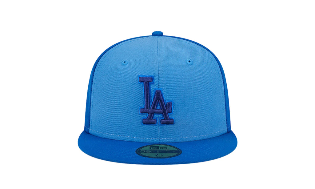 Los Angeles Dodgers Tri-Tone Team 59FIFTY Fitted Hat "Blue" 60355914