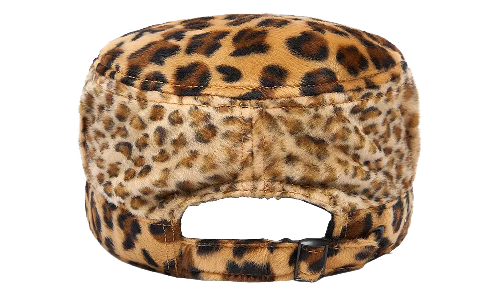 Faux Fur Giraffe Print Cap "Multicolor" DT472