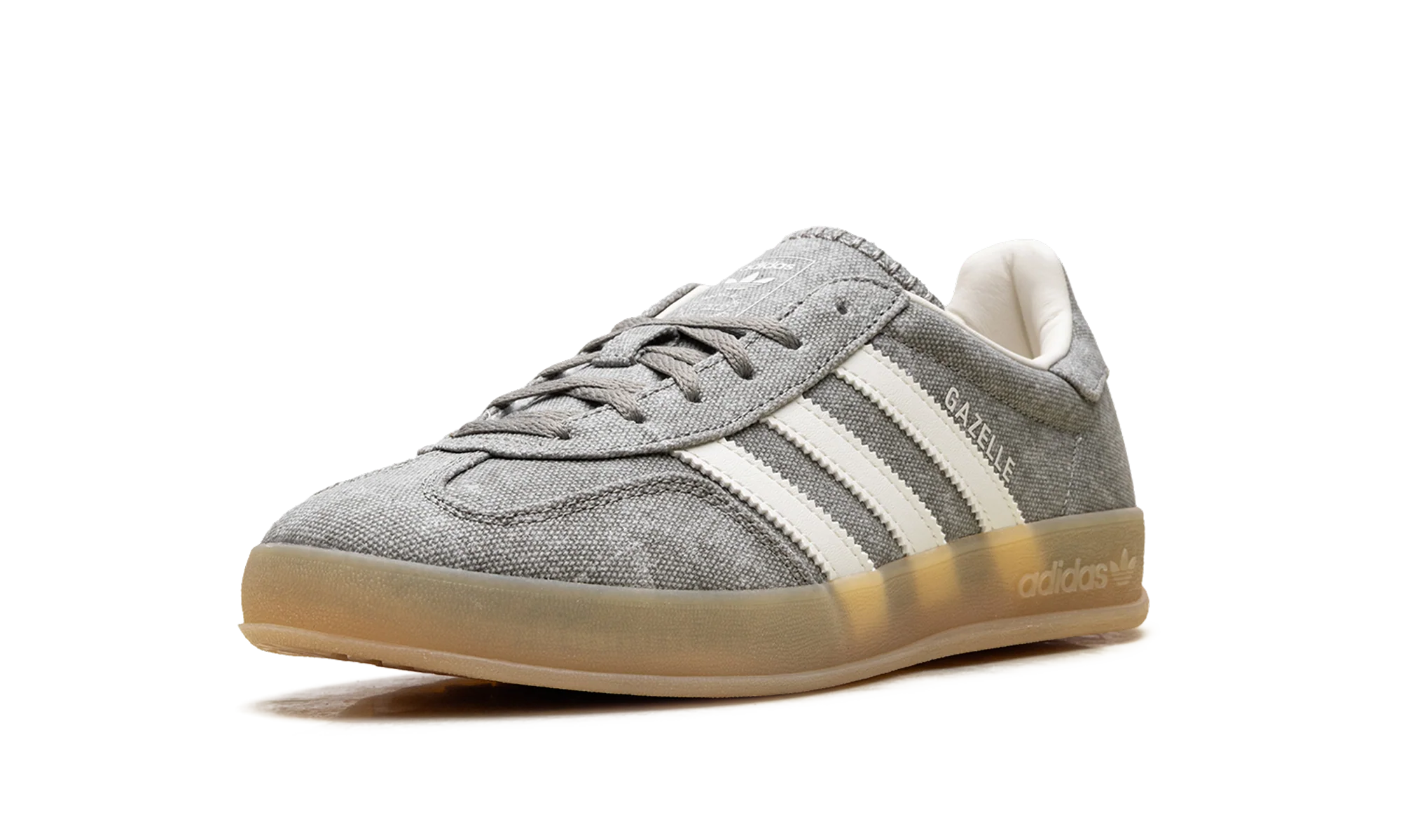 Gazelle Indoor WMNS "Silver Pebble Off White Canvas" IH7033
