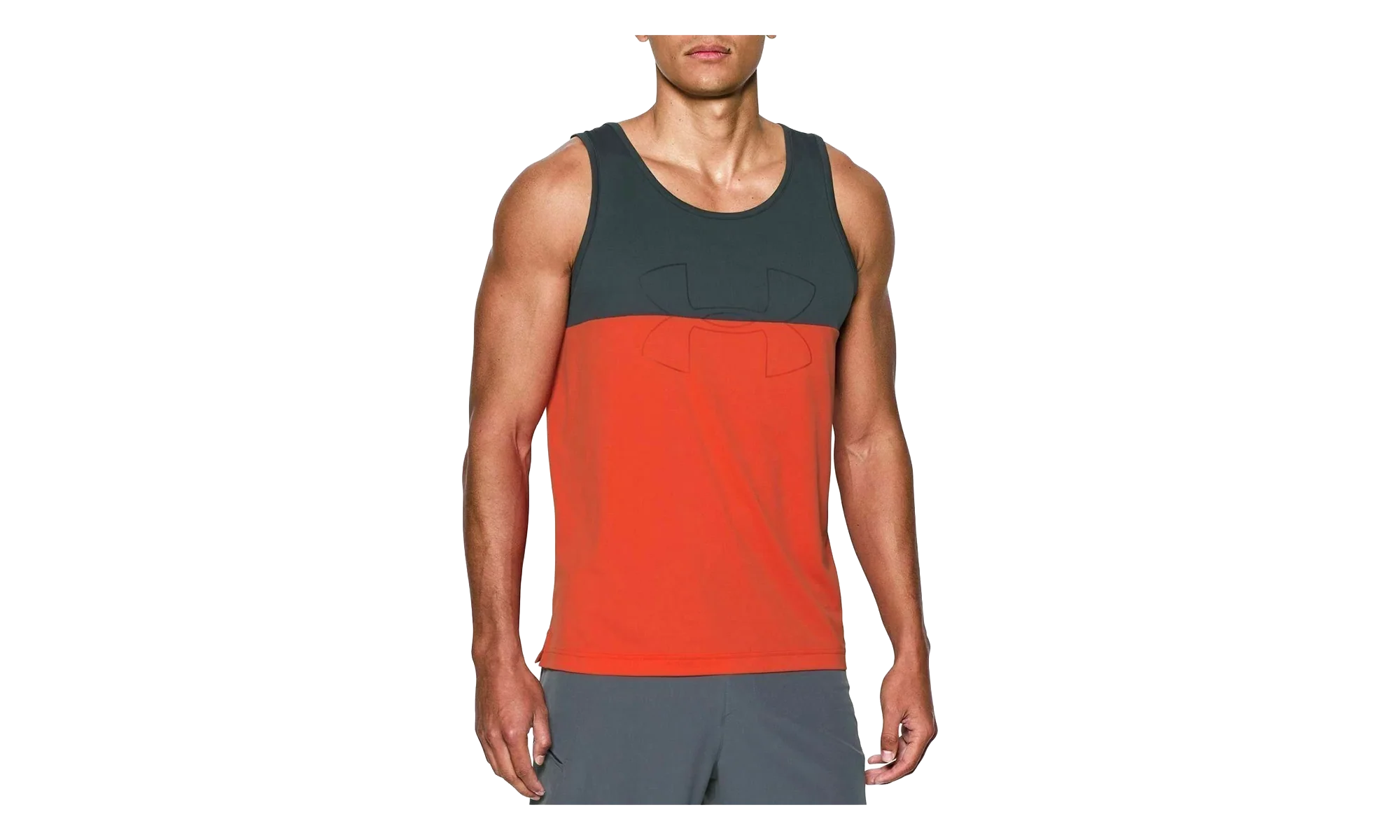 Fractal Tank Top "Dark Orange / Stealth Gray" 1290524 860
