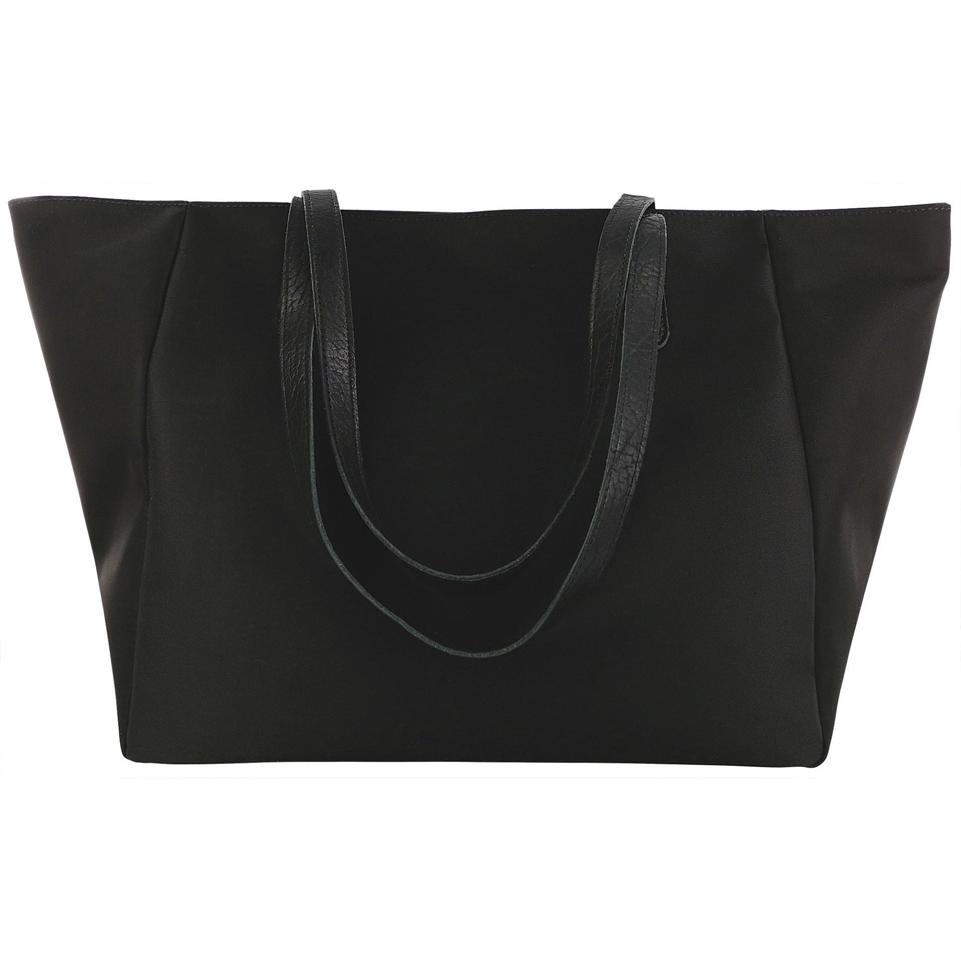 Faye DLX Tote Handbag in Black/Bison