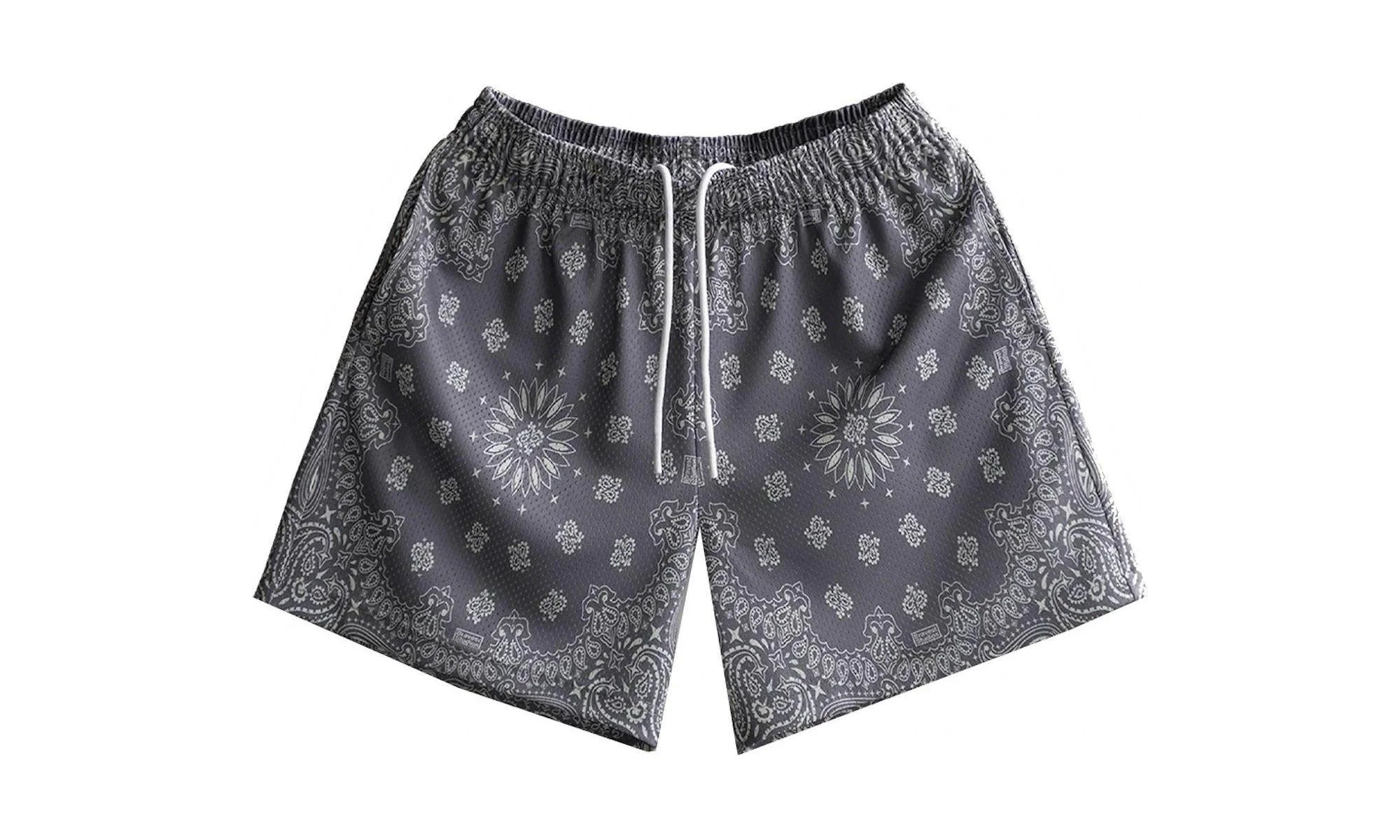 Paisley Shorts "Grey" BS71
