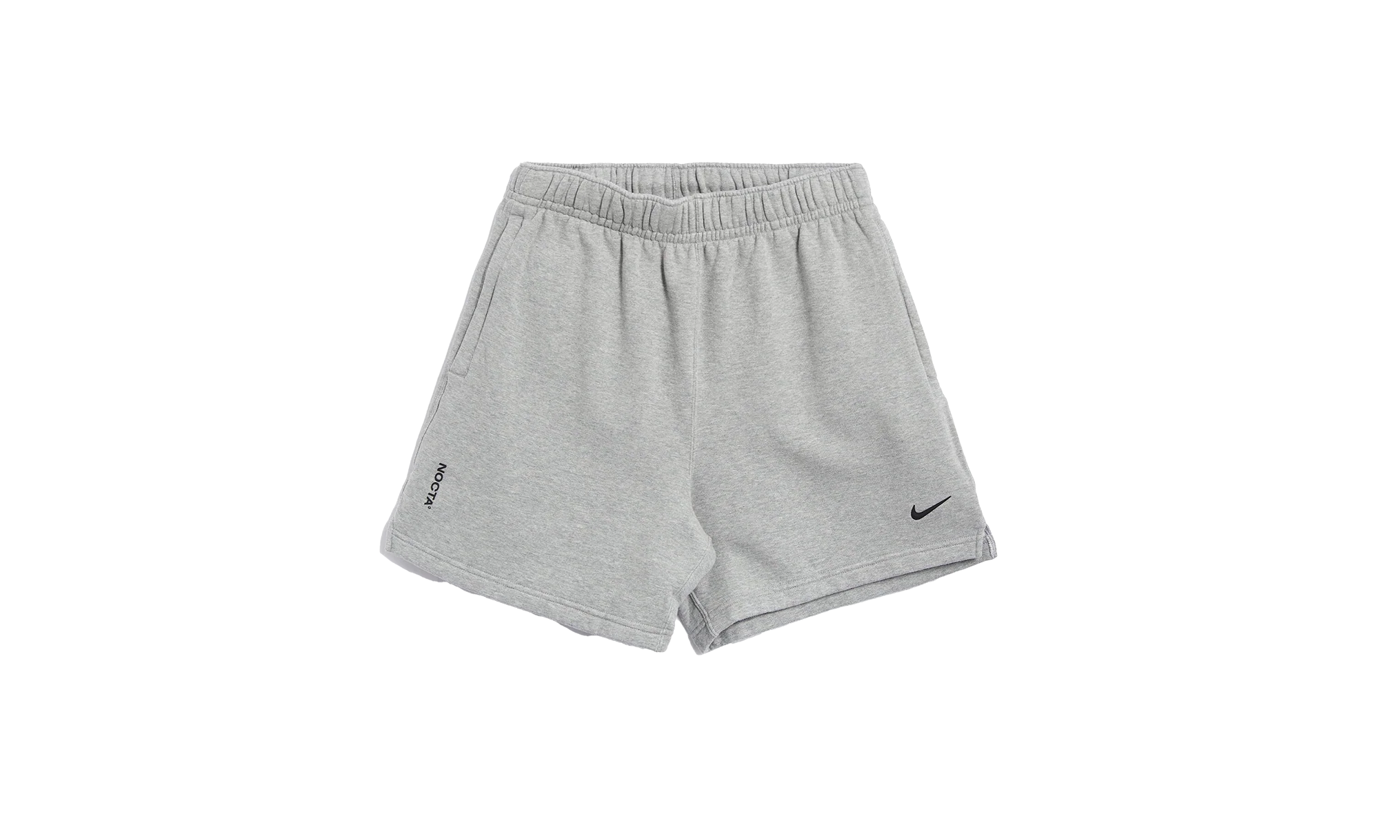 NOCTA CARDINAL FLEECE SHORT "Dark Grey Heather / Matte Silver / Black" FQ0408 063