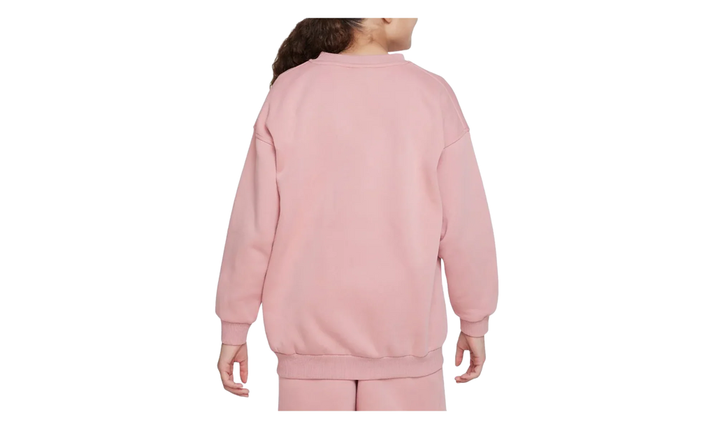 Sportswear Club Fleece Girls' Oversized Sweatshirt GS "Red Stardust" FD2923 618