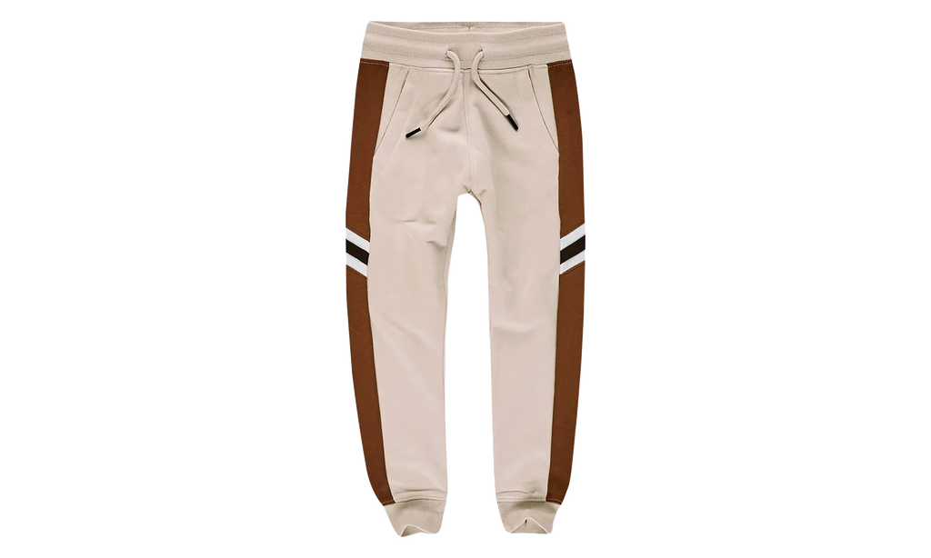 Jordan Color Block Stripes Sweatpants TD "Beige" 8337K Desert