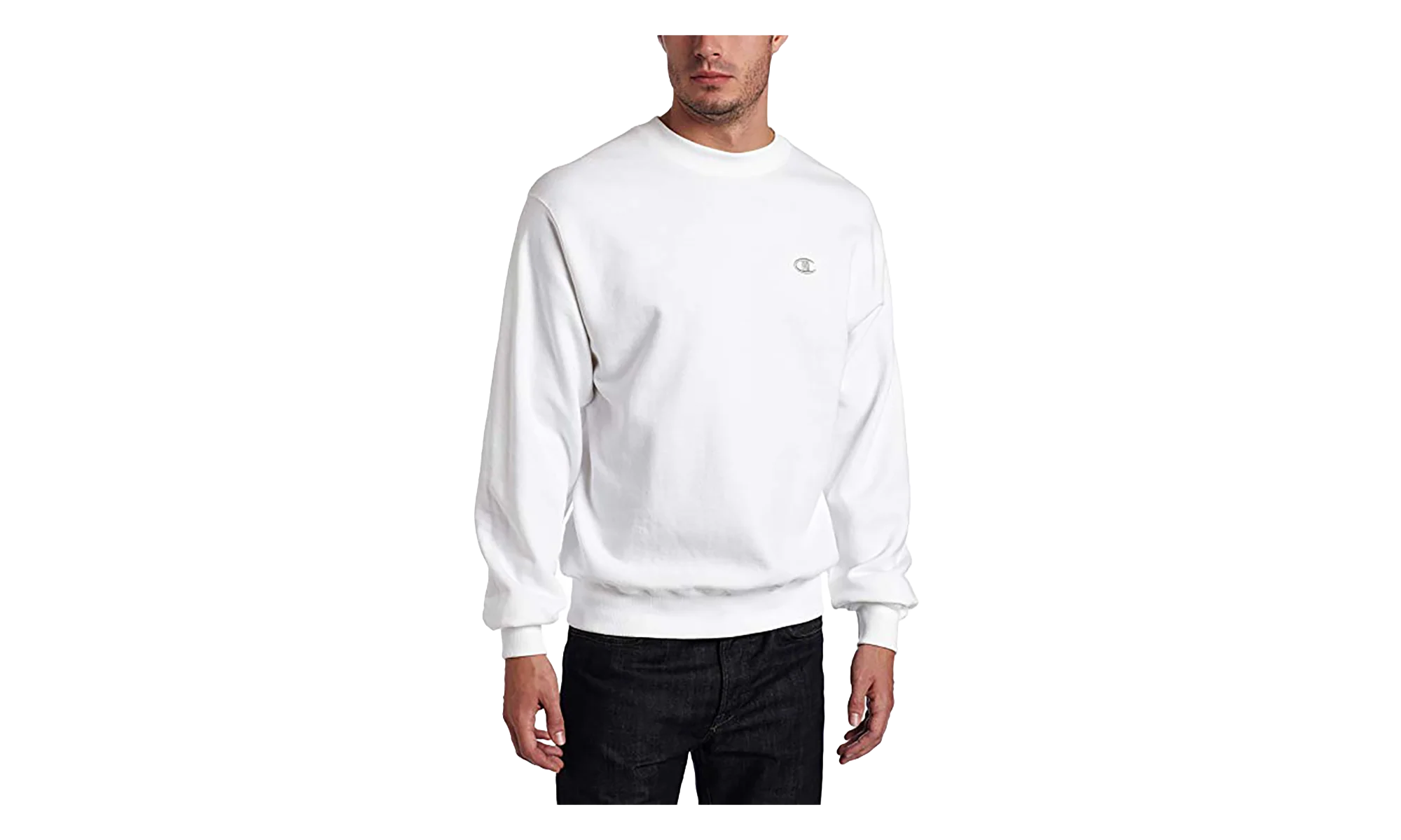 Pullover Eco Fleece Crew Sweatshirt "White" CS2465 045