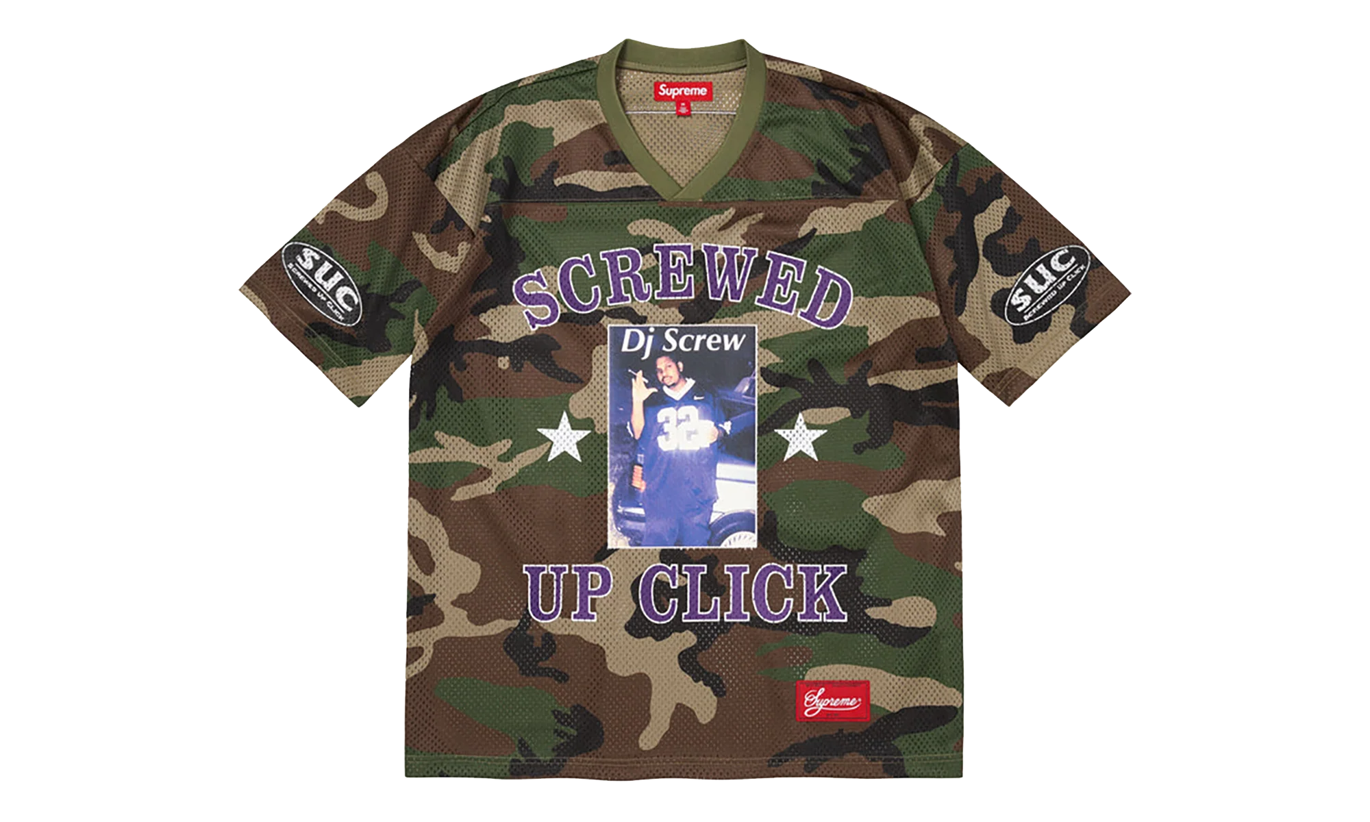 DJ Screw Football Jersey "SS26 - Woodland Camo" SU27358