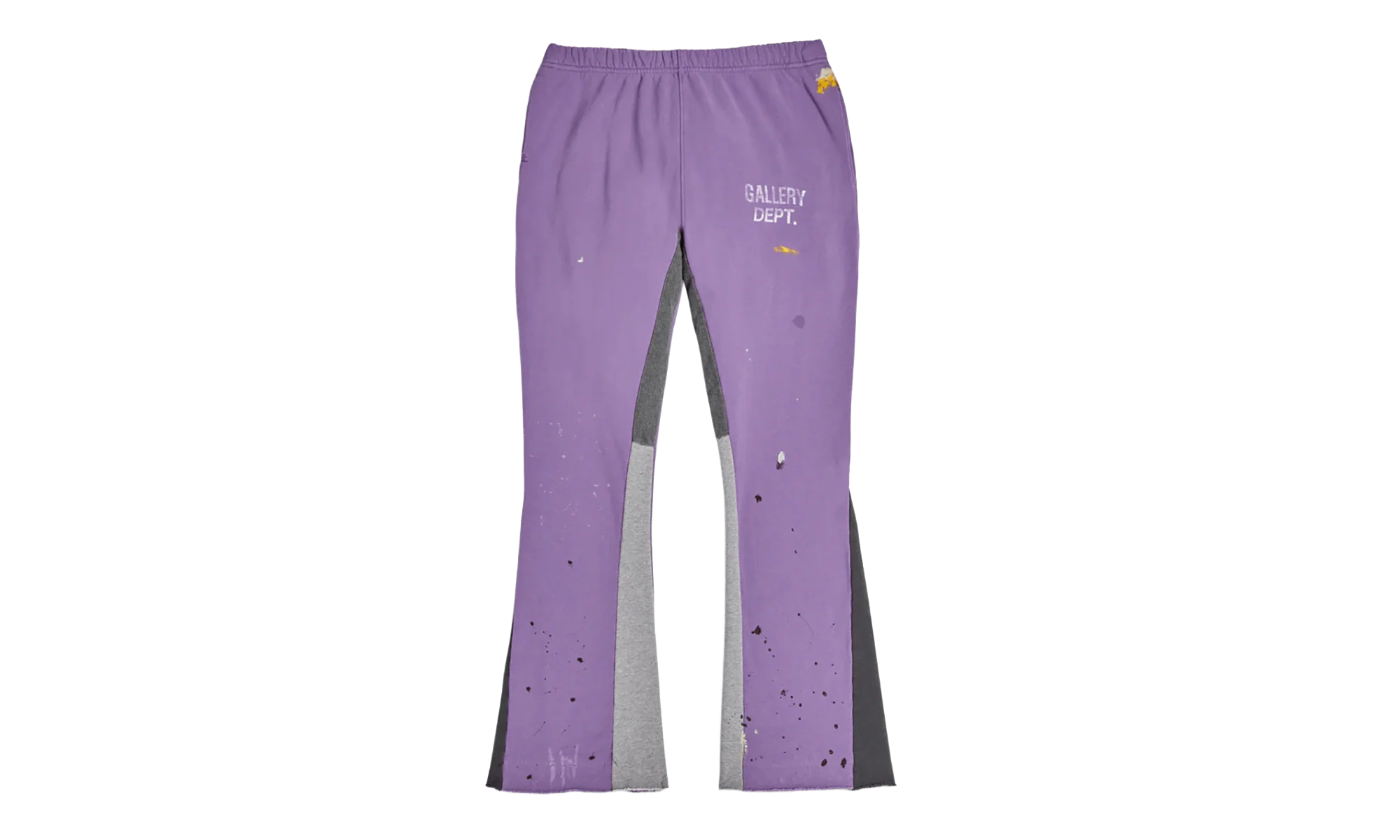 GD Logo Paint Splatter Flare Sweatpants "Purple White Multi" GDGLFSP