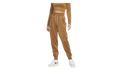 Sportswear High-waisted Velour Joggers WMNS "Ale Brown / Ironstone" DV7820 270