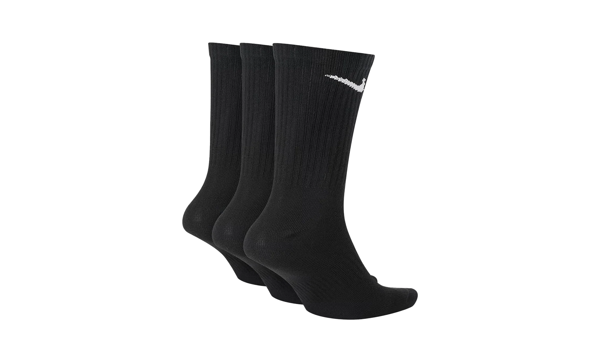 Everyday Lightweight Training Crew Socks (3 Pairs) "Black / White" SX7676 010