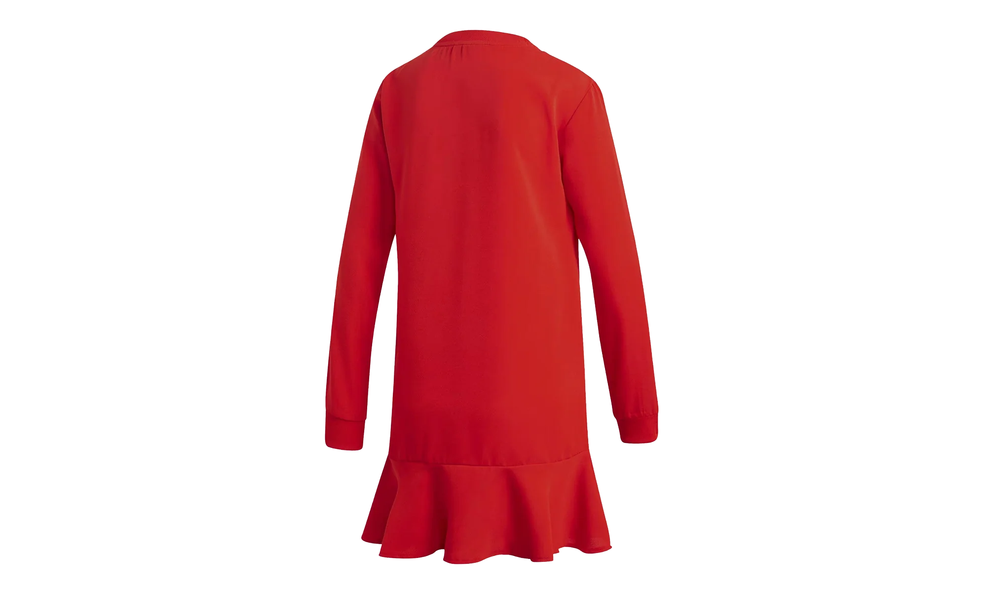 3 Stripe Long Sleeve Dress WMNS "Red" DW3880