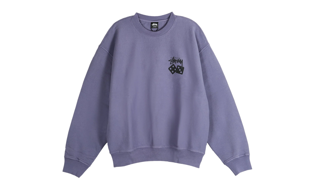 Dice Pig Dyed Crew Sweatshirt "GRAPE" 1915077 GRPE
