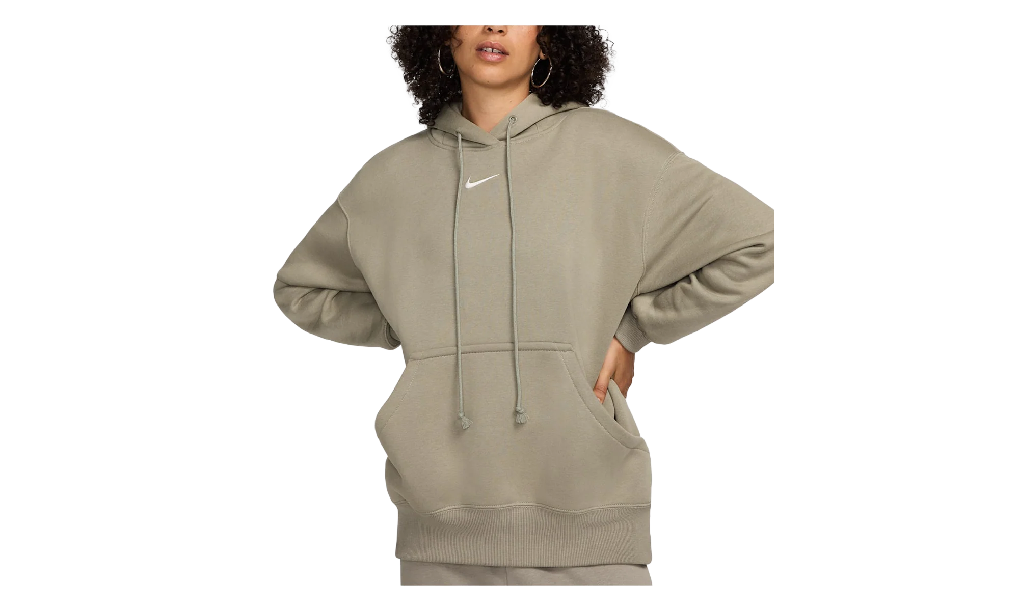 Sportswear Phoenix Fleece Hoodie WMNS "Light Army / Sail" DQ5860 320