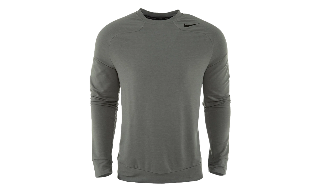 Dri-fit Touch Fleece Long Sleeve T-Shirt "Tumbled Grey / Black" 645072 054
