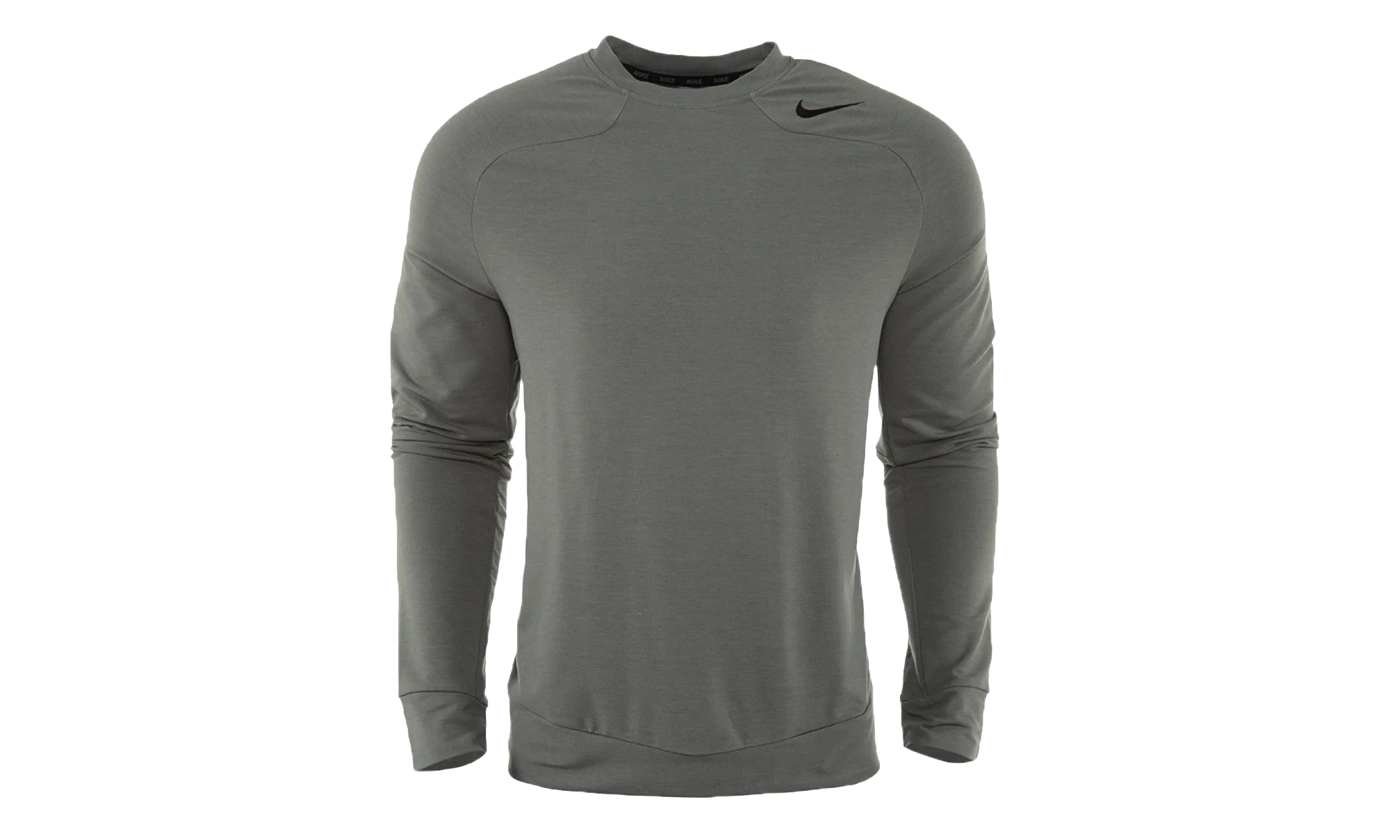 Dri-fit Touch Fleece Long Sleeve T-Shirt "Tumbled Grey / Black" 645072 054