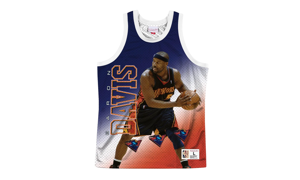 NBA Behind The Back Jersey "Golden State Warriors Baron Davis" MSTKMI19002 GSWWHITBDV