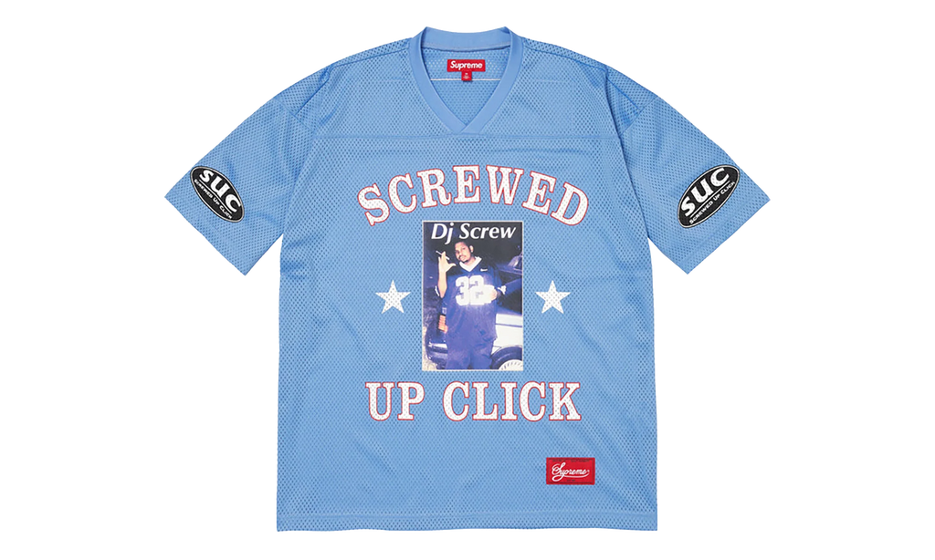 DJ Screw Football Jersey "SS26 - Light Blue" SU27359