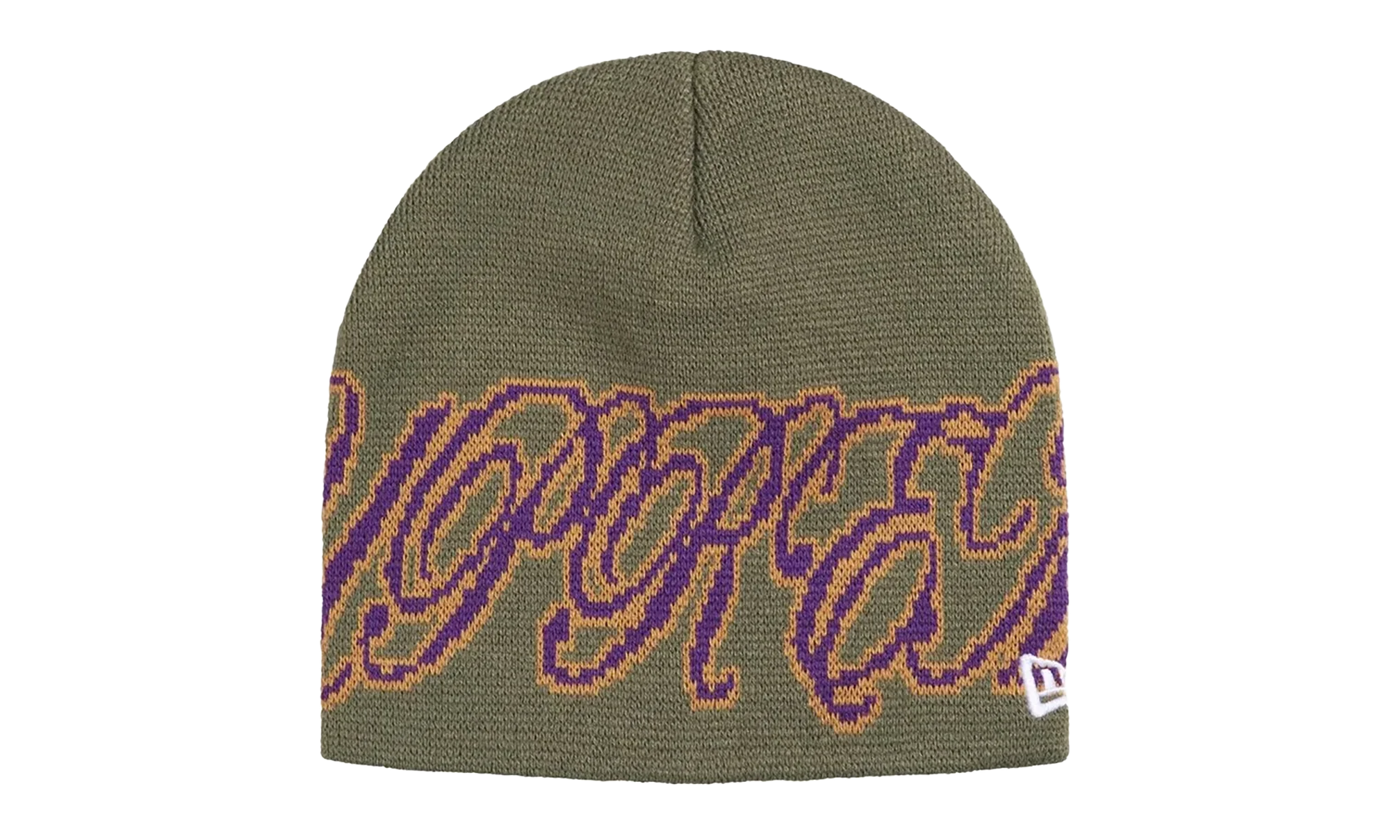 New Era Cursive Beanie "SS26 - Olive" SU27255
