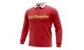 EE RUGBY CORE POLO "EAST HAMPTONS - Red/ Yellow" EE743