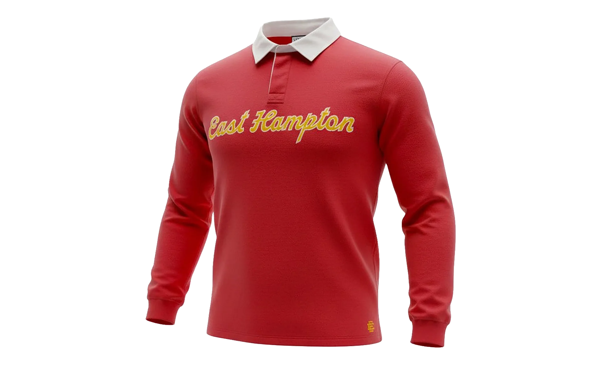 EE RUGBY CORE POLO "EAST HAMPTONS - Red/ Yellow" EE743