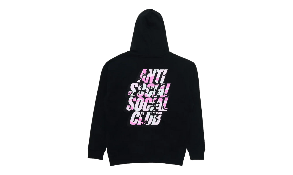 Blocked Pink Camo Hoodie "Black" ASSC23GHSTHD301