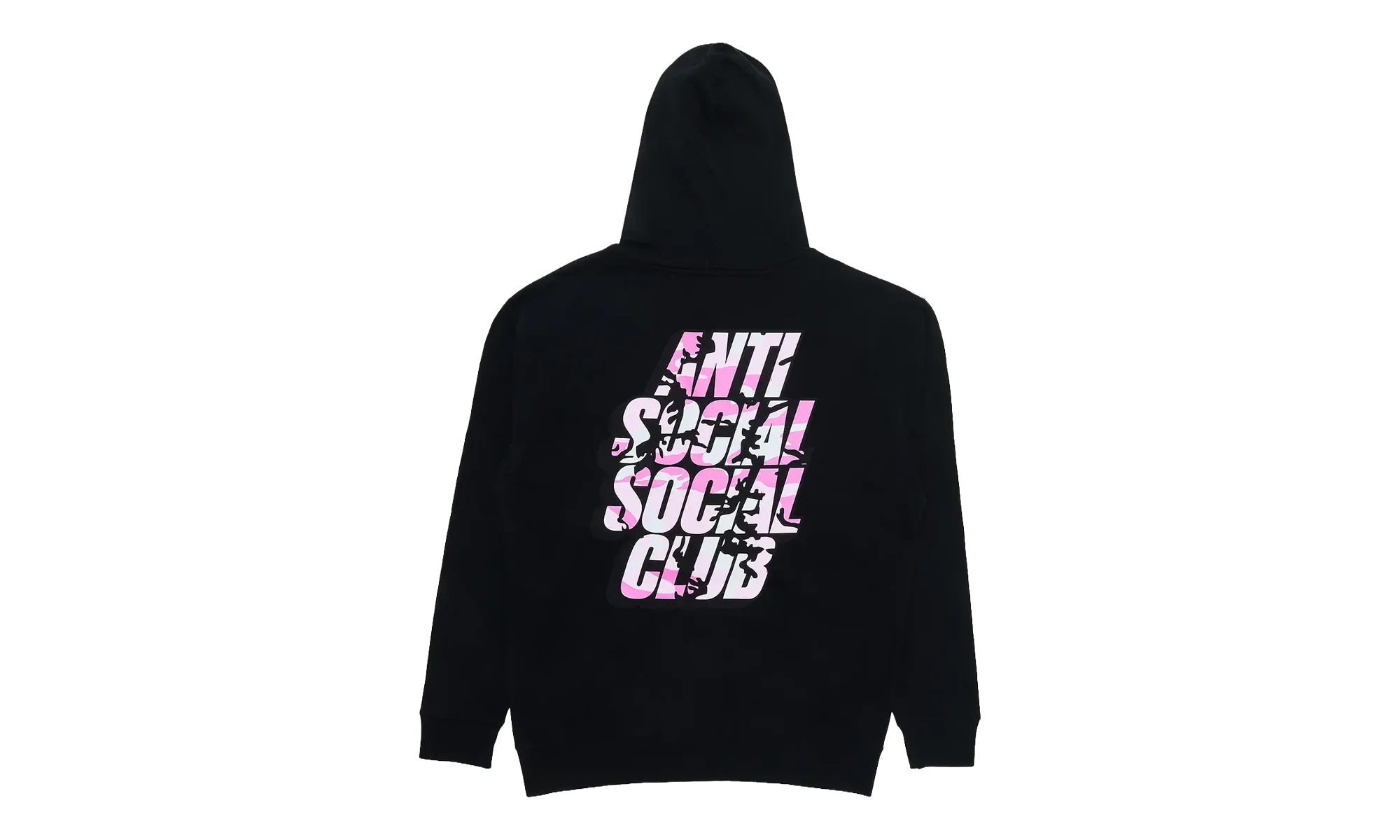 Blocked Pink Camo Hoodie "Black" ASSC23GHSTHD301