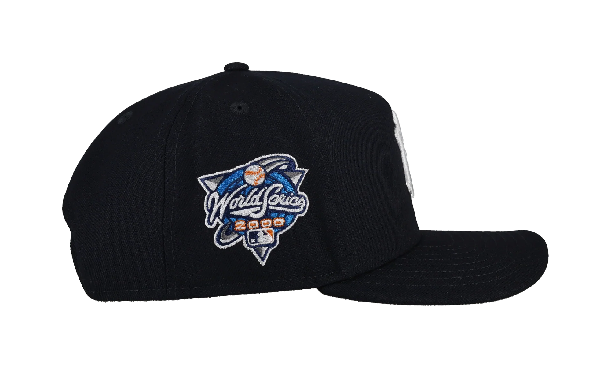 9FIFTY New York Yankees 2000 Team Color A Frame Snapback Hat "Black (Grey Brim)" NE480