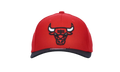 NBA Team 2 Tone 2.0 Stretch Snapback Cap "Chicago Bulls - Red / Black" HHSS3265 CBUYYPPPRDBK