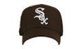 59FIFTY Chicago White Sox 2005 World Series Fitted Hat "Walnut / Pink - Visor" NE96