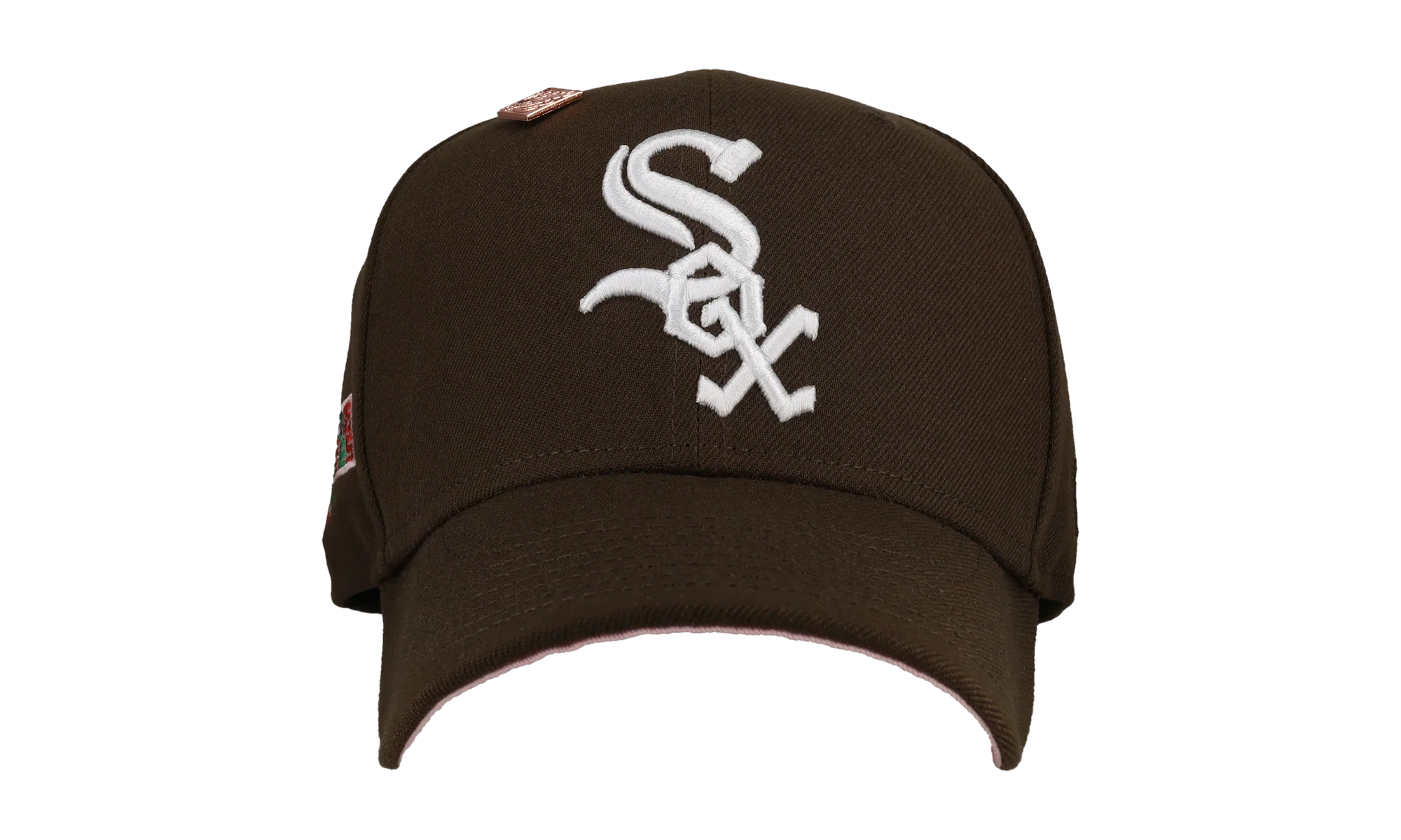 59FIFTY Chicago White Sox 2005 World Series Fitted Hat "Walnut / Pink - Visor" NE96