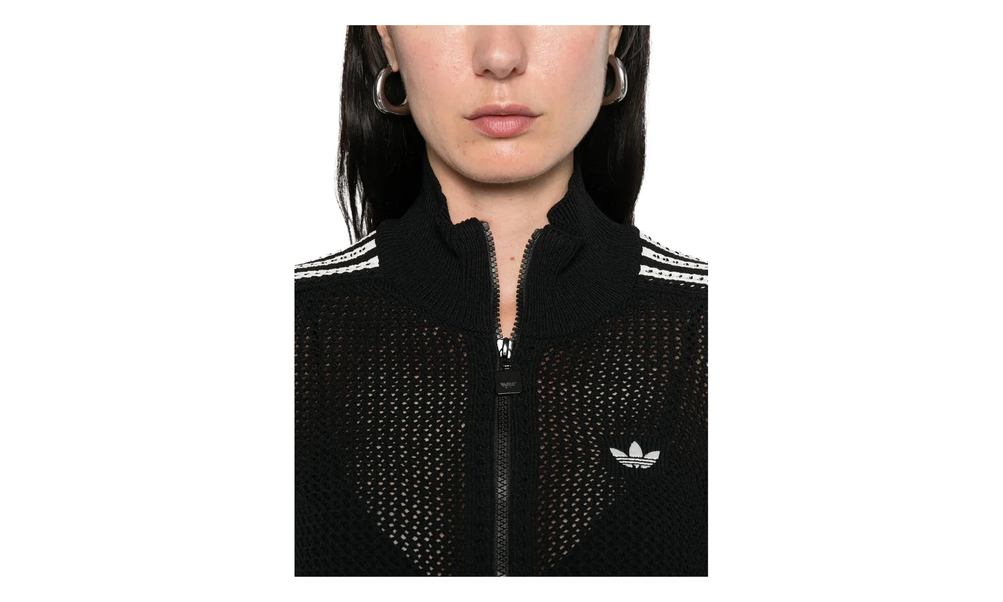 Originals Knitted Crochet Firebird Track Top WMNS "Black" KC6497