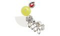 Rhinestone Shapes Brooch "Yellow / White" SM1VK0041P6479978