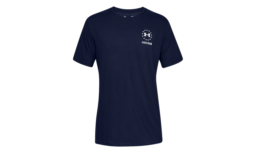 Freedom Left Chest Live T-Shirt "Academy Blue / White" 1330059 408