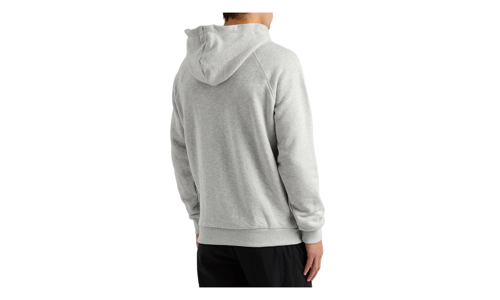 Embroidered Floral Logo Hoodie "Grey" DT350