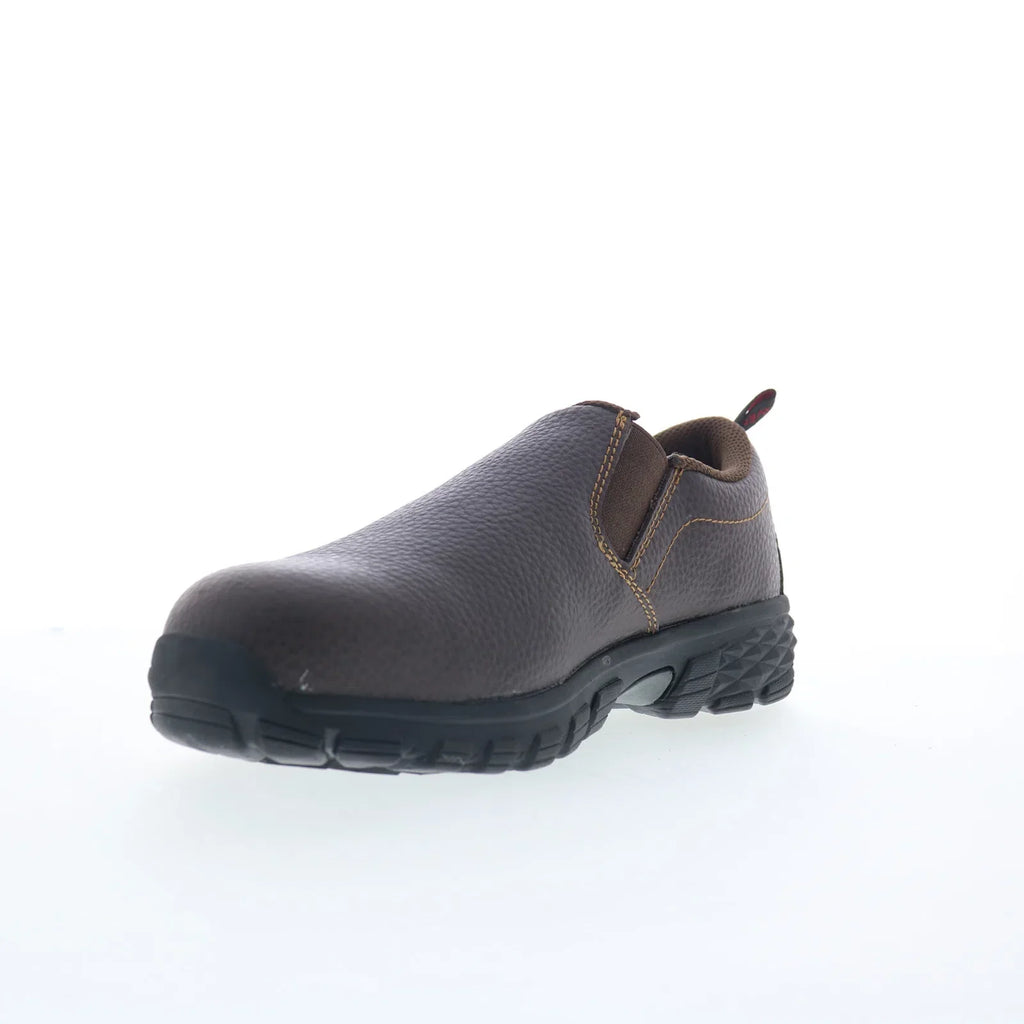 Avenger Flight Slip-On Alloy Toe A7000 Mens Brown Work & Safety Shoes